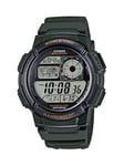 Casio Montre pour Homme à Quartz avec Bracelet en Plastique AE1000W-3AV, Vert (forro Polar Con licencia Oficial de Star Wars Silent One Crew.), Talla única, Montre à Quartz numérique