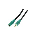 Exertis Connect - Rallonge stéréo jack 3.5 mm PC99 - 5 m (ECF-108866)