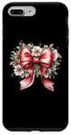 iPhone 7 Plus/8 Plus Red Bow Coquette Christmas Floral Case