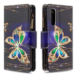 Printing Skin vetoketjullinen taskunahkakotelo Oppo Reno3 Pro/Find X2 Neolle -