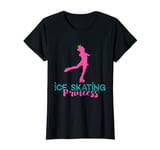 Ice Skating Princess Crown Heart Figure Skating Ice Skater T-Shirt