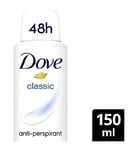 Dove Classic with  moisturising cream Anti-perspirant Deodorant Spray for 48 hours of protection 150ml