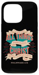 Coque pour iPhone 13 Pro Je peux tout faire grâce à l'inspiration chrétienne du Christ