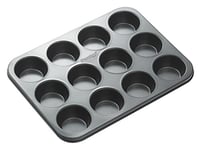 Prestige 0.8mm Bakeware Muffin Tin, 12 Cup