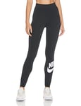 Nike CZ8528-010 W NSW ESSNTL LGGNG Futura HR Leggings Womens Black/(White) L-S