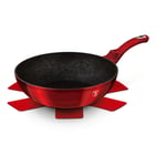 Berlinger Haus - Wok ø30 cm - El / Gas / Induktion - Burgundy Edition