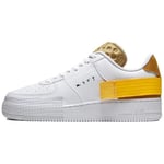 Baskets Nike  Air Force 1 Drop Type White Gold Yellow