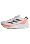 adidas Men's Duramo Speed Running Shoes, Cloud White/Aurora Met/Solar Red, 4.5 UK