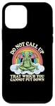 iPhone 12 mini Cthulhu Mythos Quote, Retro Yoga Cthulhu Case