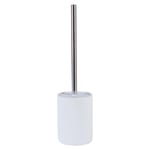 Resin Toilet Brush Bathroom Cleaning Scrubber Closed Tower Holder White