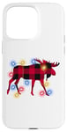 Coque pour iPhone 15 Pro Max Christmas Lights Moose