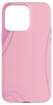 Coque pour iPhone 15 Pro Max Art minimaliste couleur crème neutre rose clair