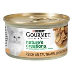 48 x 85 g Gourmet Nature's Creations till kanonpris! - Kalkon med spenat & palsternacka