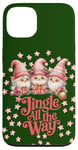 Coque pour iPhone 13 Jingle all the way, Noël, 3 adorables nains