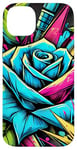 iPhone 14 Plus Floral Rose Botanical Art, Vibrant Street Style, Love Roses Case