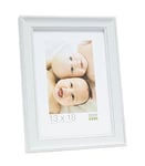 Deknudt Frames S40JF1 Cadre Photo Bois Fin Peint Blanc 15 x 15 cm