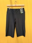 Nike Legend 2.0 Women's Black Regular Fit Capri Gym Active 548499 Size UK Medium