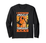 I Express Myself Through Kicks Kick Volleyball Sepaktakraw Long Sleeve T-Shirt