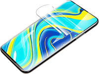 Flexible Protection D'écran Pour Xiaomi Note 9 Pro (6,67 Pouces), Hd Transparent Tpu Film Hydrogel Souple [Pas Verre Trempé][Haute Sensibilité]