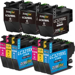 LC3219XL LC3217 Cartouches d'encre Compatible pour Brother LC3217 LC 3219XL pour Brother MFC-J6930DW MFC-J5330DW MFC-J5730DW MFC-J6530DW MFC-J5335DW MFC-J5930DW MFC-6935DW (9 Pack)