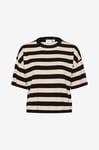 Saint Tropez - Tröja FikamSZ Striped Pullover - Svart