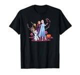 Disney Princess Frozen Elsa Anna Olaf Sven and Kristoff Fall T-Shirt