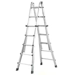 MAURER - Telescopic Aluminium Ladder 5+5 Steps