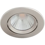 Philips - Spot led encastrable sparkle, intensité variable, 5.5W, 8x5x7 cm, Silver