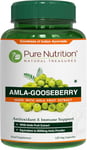 Pure Nutrition Amla Extract 1000mg (Equivalent to 8000mg Amla Fruit Powder) | Indian Gooseberry | Antioxidant and Immune Support | Non-GMO | 120 Veg Capsules | 60 Days Pack