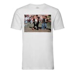 T-Shirt Homme Col Rond John Travolta Et Olivia Newton Grease Photo De Stars Célébrités Original 2