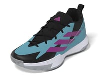 adidas Mixte Enfant Cross 'Em Up Select Shoes Chaussures de Basket-Ball, Lucid Cyan Core Black Purple Burst, 36.5 EU