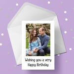 Prince William and Kate Birthday Card