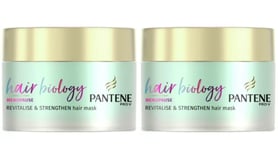 PANTENE HAIR BIOLOGY MENOPAUSE REVIATLISE & STRENGTHEN HAIR MASK 160ml x 2. NEW