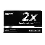 2X PRO Eurotone Toner BLACK For Canon FX-6 Powerfax L 1000 Approx. 5,000 Pages