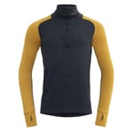 Devold  Expedition Merino Silk Zip Man Herre, 284g Ink/Arrowwood, 2XL