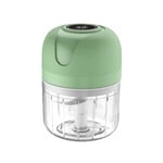 Robot de cuisine électrique - Mini hachoir à ail sans fil - 250 ml - Rechargeable par USB - Amovible - Pour nourriture de bébé, piment, oignons, ail,