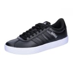 adidas Femme VL Court Basket, Core Black Core Black Silver Met, 40 2/3 EU