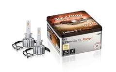 OSRAM LEDriving HL VINTAGE, ≜H1, feux de route/croisement LED, tout-terrain uniquement, non ECE, 2700K, boîtier métallique (2 lampes)