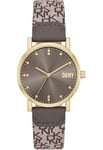 DKNY Femme Analogique Quartz Montre avec Bracelet en Nylon NY6691