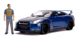 JADA TOYS - NISSAN Skyline GT-R R35 FAST AND FURIOUS 7 with figure and lights...