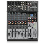 Behringer XENYX X1204USB Premium 12-Input 2/2-Bus Mixer with XENYX Mic Preamps and Compressors, British EQ, 24-Bit Multi-FX Processor and USB/Audio Interface, Compatible with PC and Mac