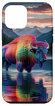 Coque pour iPhone 12 mini Buffalo Majestic American Wild Bison Western Outdoor West