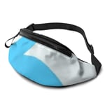 XCNGG Sac de taille en cours d'exécution Sac de taille de loisirs Sac de taille Sac de taille de mode Blue Swan Fanny Packs for Women and Men Waist Bag Adjustable Belt for Outdoors Workout, Traveling,