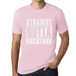 Homme Tee-Shirt Tout Droit Sorti De Rockford - Straight Outta Rockford - T-Shirt Graphique Éco-Responsable Vintage Cadeau Nouveauté