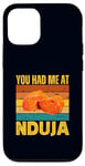 iPhone 12/12 Pro You Had Me At Nduja Sausage Funny Retro Italian Food Lover Case