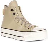 Converse A11158C All Star Hi Lace Up Womens Trainer Cream UK 3.5 - 7.5