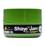 Shine N Jam Silk Edges Extra Firm Hold Gel With Olive Oil 63g/ 2.25oz