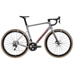 Ridley Bikes Grifn RS Road Ultegra Di2 Carbon Allroad Bike - Battleship Grey / Candy Red XSmall Grey/Candy