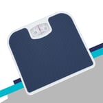 Mechanical Dial Bathroom Scales Weighing Scale Body Weight White Blue 130kg