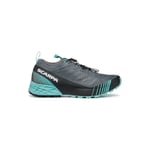 Scarpa Ribelle Run GTX Wmn - Chaussures trail femme Anthracite / Blue 39.5